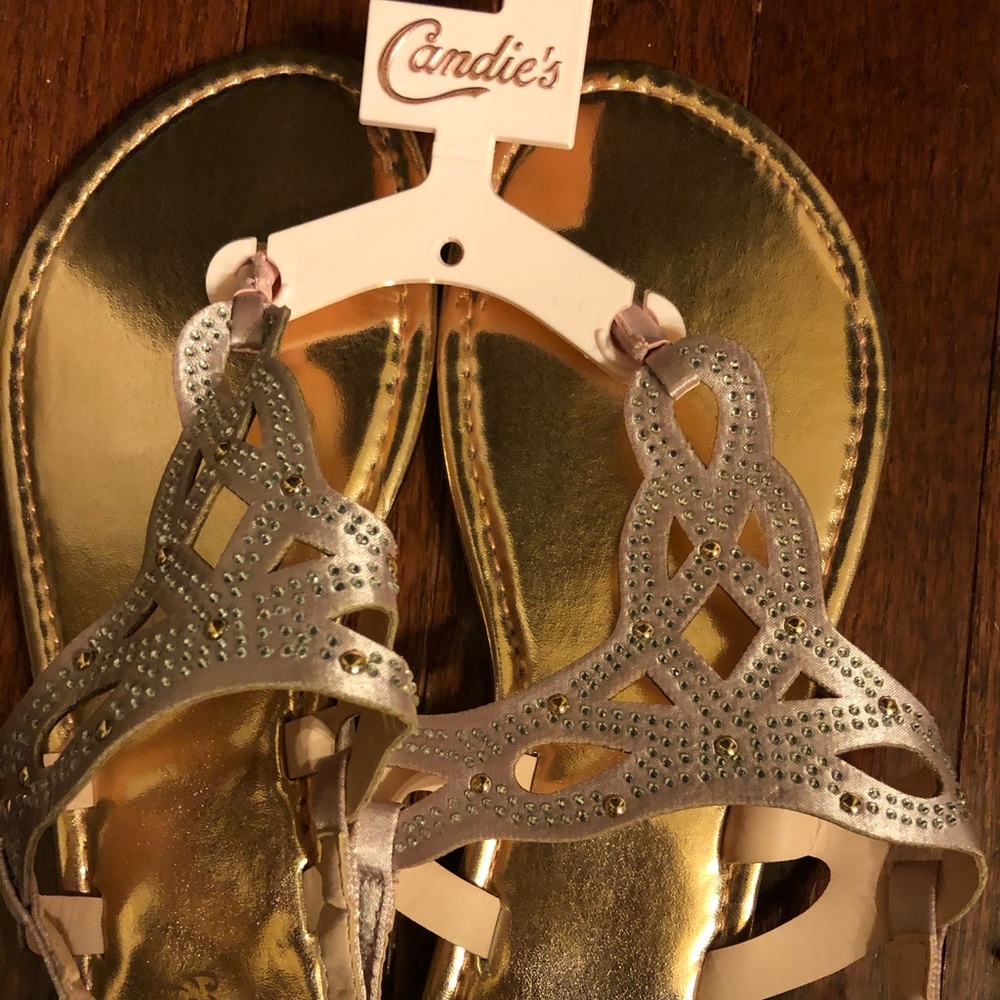 Candies summer pink sandals.